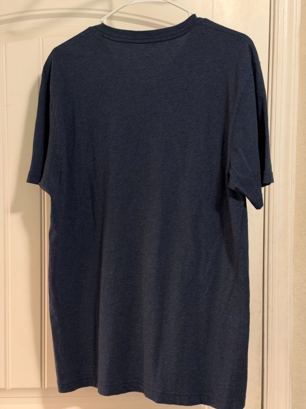 Psycho Bunny V-Neck T-Shirt Navy Heather Pima Cotton Size 6
